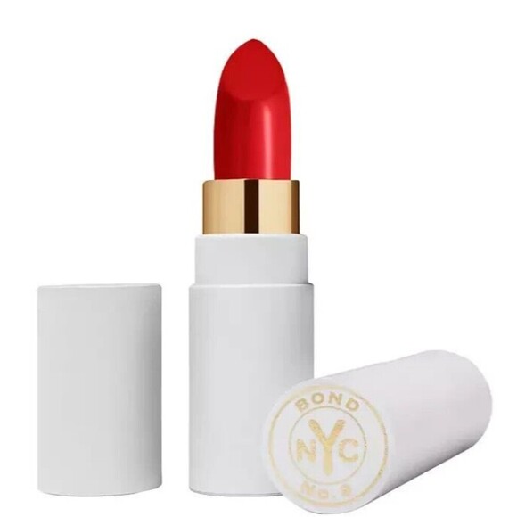 Bond No 9 New York MADISON AVENUE Refillable 2 Piece Lipstick Set Gold Case $130 - Picture 2 of 6